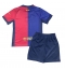 Barcelona Thuis tenue Kids 2024-25 Korte Mouwen (+ broek)