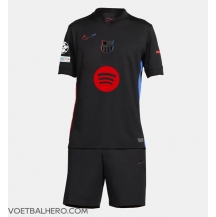 Barcelona Uit tenue Kids 2024-25 Korte Mouwen (+ broek)