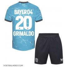 Bayer Leverkusen Alejandro Grimaldo #20 Derde tenue Kids 2023-24 Korte Mouwen (+ broek)