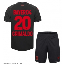 Bayer Leverkusen Alejandro Grimaldo #20 Thuis tenue Kids 2023-24 Korte Mouwen (+ broek)