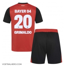 Bayer Leverkusen Alejandro Grimaldo #20 Thuis tenue Kids 2024-25 Korte Mouwen (+ broek)