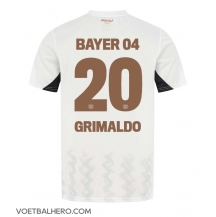 Bayer Leverkusen Alejandro Grimaldo #20 Uit tenue 2024-25 Korte Mouwen