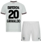 Bayer Leverkusen Alejandro Grimaldo #20 Uit tenue Kids 2023-24 Korte Mouwen (+ broek)