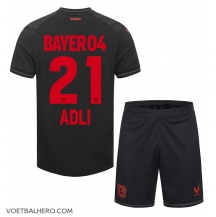 Bayer Leverkusen Amine Adli #21 Thuis tenue Kids 2023-24 Korte Mouwen (+ broek)