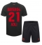 Bayer Leverkusen Amine Adli #21 Thuis tenue Kids 2023-24 Korte Mouwen (+ broek)