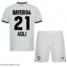 Bayer Leverkusen Amine Adli #21 Uit tenue Kids 2023-24 Korte Mouwen (+ broek)