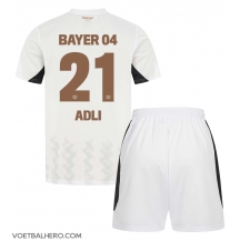 Bayer Leverkusen Amine Adli #21 Uit tenue Kids 2024-25 Korte Mouwen (+ broek)