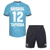 Bayer Leverkusen Edmond Tapsoba #12 Derde tenue Kids 2023-24 Korte Mouwen (+ broek)