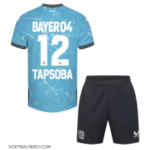 Bayer Leverkusen Edmond Tapsoba #12 Derde tenue Kids 2023-24 Korte Mouwen (+ broek)