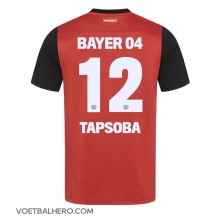 Bayer Leverkusen Edmond Tapsoba #12 Thuis tenue 2024-25 Korte Mouwen