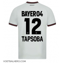 Bayer Leverkusen Edmond Tapsoba #12 Uit tenue 2023-24 Korte Mouwen