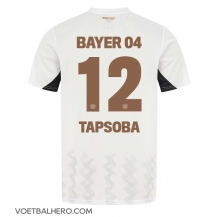 Bayer Leverkusen Edmond Tapsoba #12 Uit tenue 2024-25 Korte Mouwen