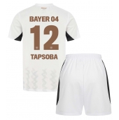 Bayer Leverkusen Edmond Tapsoba #12 Uit tenue Kids 2024-25 Korte Mouwen (+ broek)