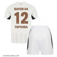 Bayer Leverkusen Edmond Tapsoba #12 Uit tenue Kids 2024-25 Korte Mouwen (+ broek)