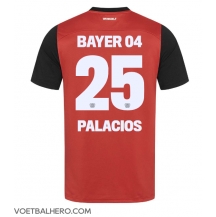 Bayer Leverkusen Exequiel Palacios #25 Thuis tenue 2024-25 Korte Mouwen