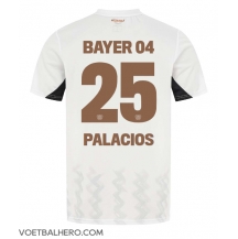 Bayer Leverkusen Exequiel Palacios #25 Uit tenue 2024-25 Korte Mouwen