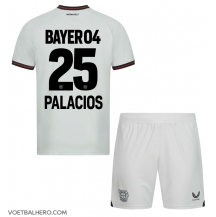 Bayer Leverkusen Exequiel Palacios #25 Uit tenue Kids 2023-24 Korte Mouwen (+ broek)