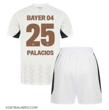 Bayer Leverkusen Exequiel Palacios #25 Uit tenue Kids 2024-25 Korte Mouwen (+ broek)