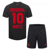 Bayer Leverkusen Florian Wirtz #10 Thuis tenue Kids 2023-24 Korte Mouwen (+ broek)