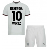 Bayer Leverkusen Florian Wirtz #10 Uit tenue Kids 2023-24 Korte Mouwen (+ broek)