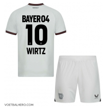 Bayer Leverkusen Florian Wirtz #10 Uit tenue Kids 2023-24 Korte Mouwen (+ broek)