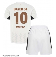 Bayer Leverkusen Florian Wirtz #10 Uit tenue Kids 2024-25 Korte Mouwen (+ broek)