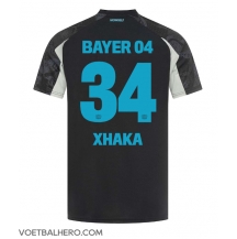 Bayer Leverkusen Granit Xhaka #34 Derde tenue 2024-25 Korte Mouwen