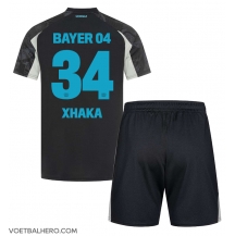 Bayer Leverkusen Granit Xhaka #34 Derde tenue Kids 2024-25 Korte Mouwen (+ broek)