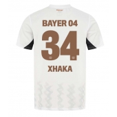 Bayer Leverkusen Granit Xhaka #34 Uit tenue 2024-25 Korte Mouwen