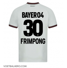 Bayer Leverkusen Jeremie Frimpong #30 Uit tenue 2023-24 Korte Mouwen