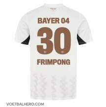 Bayer Leverkusen Jeremie Frimpong #30 Uit tenue 2024-25 Korte Mouwen