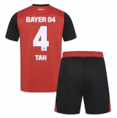 Bayer Leverkusen Jonathan Tah #4 Thuis tenue Kids 2024-25 Korte Mouwen (+ broek)