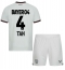 Bayer Leverkusen Jonathan Tah #4 Uit tenue Kids 2023-24 Korte Mouwen (+ broek)