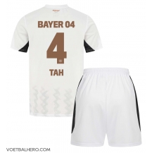 Bayer Leverkusen Jonathan Tah #4 Uit tenue Kids 2024-25 Korte Mouwen (+ broek)