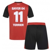 Bayer Leverkusen Martin Terrier #11 Thuis tenue Kids 2024-25 Korte Mouwen (+ broek)