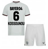 Bayer Leverkusen Odilon Kossounou #6 Uit tenue Kids 2023-24 Korte Mouwen (+ broek)