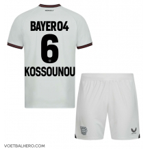 Bayer Leverkusen Odilon Kossounou #6 Uit tenue Kids 2023-24 Korte Mouwen (+ broek)