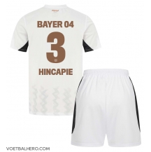 Bayer Leverkusen Piero Hincapie #3 Uit tenue Kids 2024-25 Korte Mouwen (+ broek)