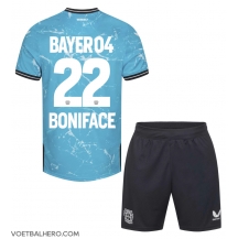 Bayer Leverkusen Victor Boniface #22 Derde tenue Kids 2023-24 Korte Mouwen (+ broek)