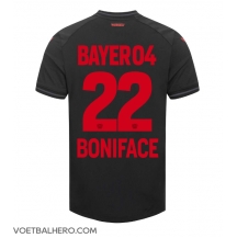 Bayer Leverkusen Victor Boniface #22 Thuis tenue 2023-24 Korte Mouwen