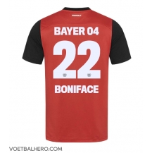 Bayer Leverkusen Victor Boniface #22 Thuis tenue 2024-25 Korte Mouwen