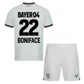 Bayer Leverkusen Victor Boniface #22 Uit tenue Kids 2023-24 Korte Mouwen (+ broek)