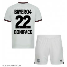 Bayer Leverkusen Victor Boniface #22 Uit tenue Kids 2023-24 Korte Mouwen (+ broek)