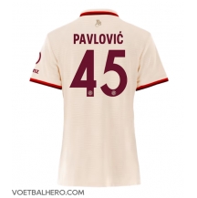 Bayern Munich Aleksandar Pavlovic #45 Derde tenue Dames 2024-25 Korte Mouwen