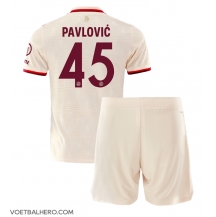 Bayern Munich Aleksandar Pavlovic #45 Derde tenue Kids 2024-25 Korte Mouwen (+ broek)