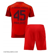 Bayern Munich Aleksandar Pavlovic #45 Thuis tenue Kids 2024-25 Korte Mouwen (+ broek)