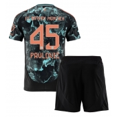 Bayern Munich Aleksandar Pavlovic #45 Uit tenue Kids 2024-25 Korte Mouwen (+ broek)