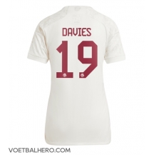 Bayern Munich Alphonso Davies #19 Derde tenue Dames 2023-24 Korte Mouwen