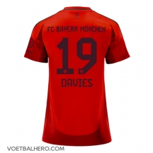 Bayern Munich Alphonso Davies #19 Thuis tenue Dames 2024-25 Korte Mouwen