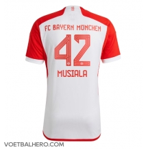 Bayern Munich Jamal Musiala #42 Thuis tenue 2023-24 Korte Mouwen